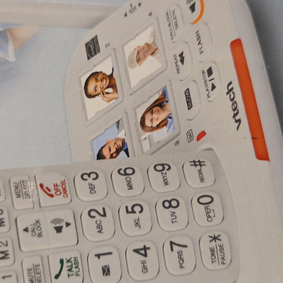 Vtech Amplified Answering System Landline Telephone Big Buttons Read Pictures - Picture 10 of 14